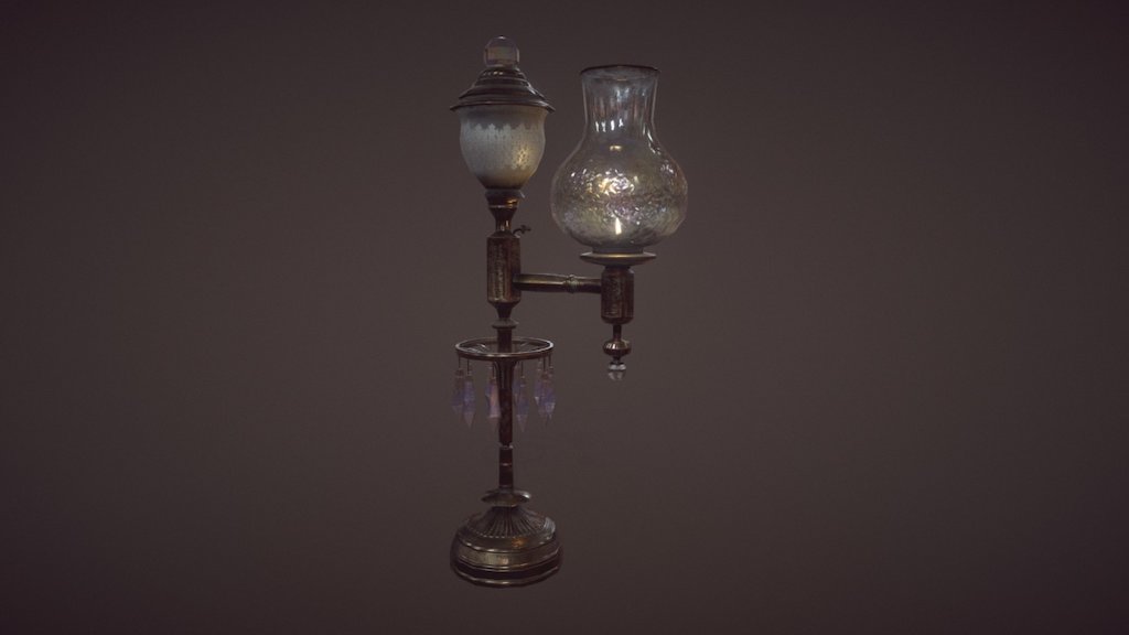 Oil Lamp 3d model