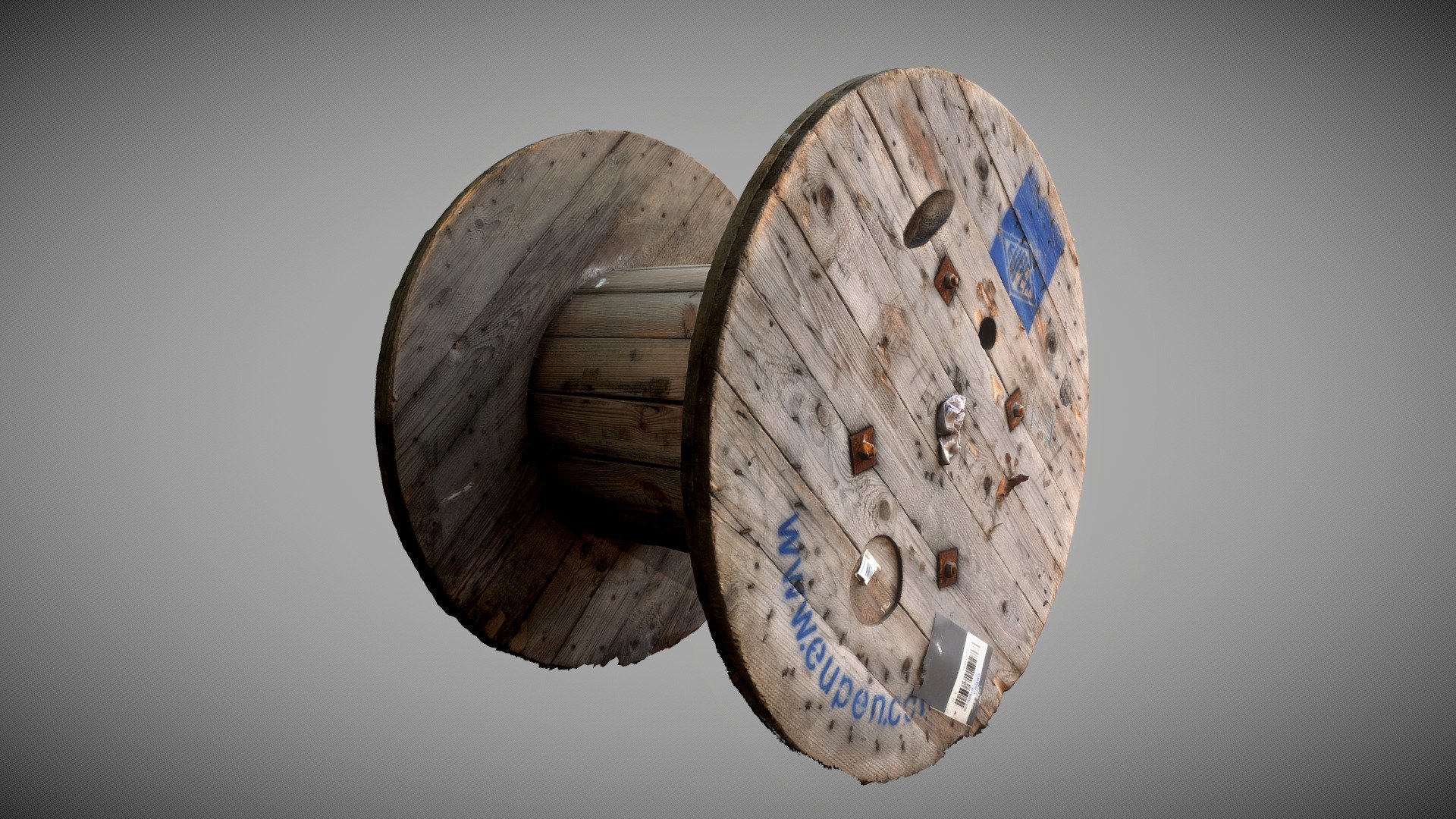 Wood Spool 3d model