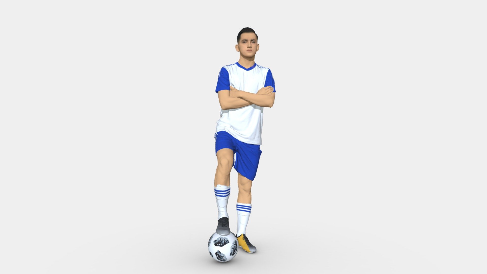 Soccer Player 1114-4 3d model