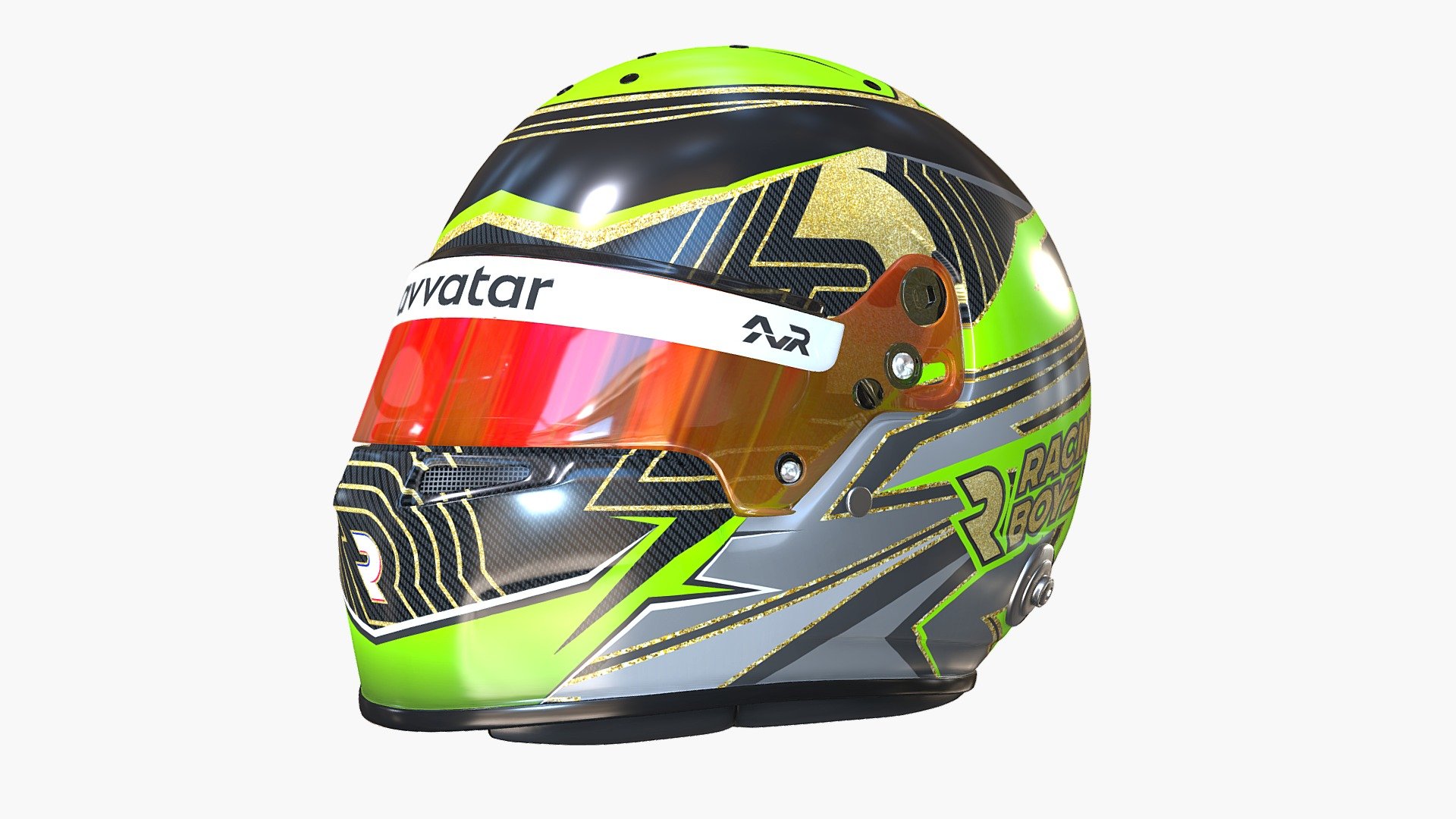 Helmet | Racing Boyz 3d model