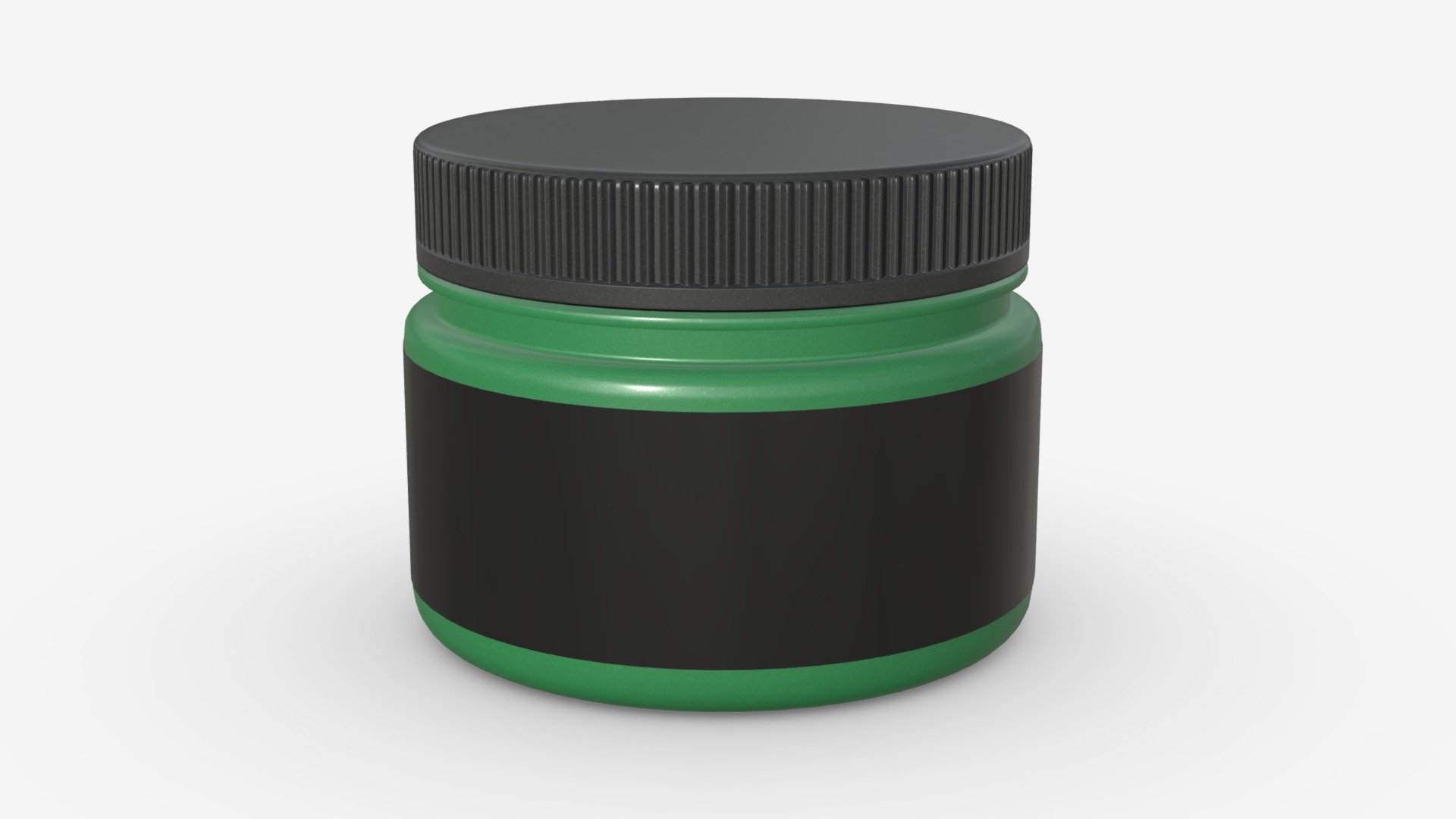 Plastic Jar for Mockup 13 3d model