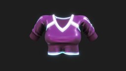 Female Cyber Crop Top