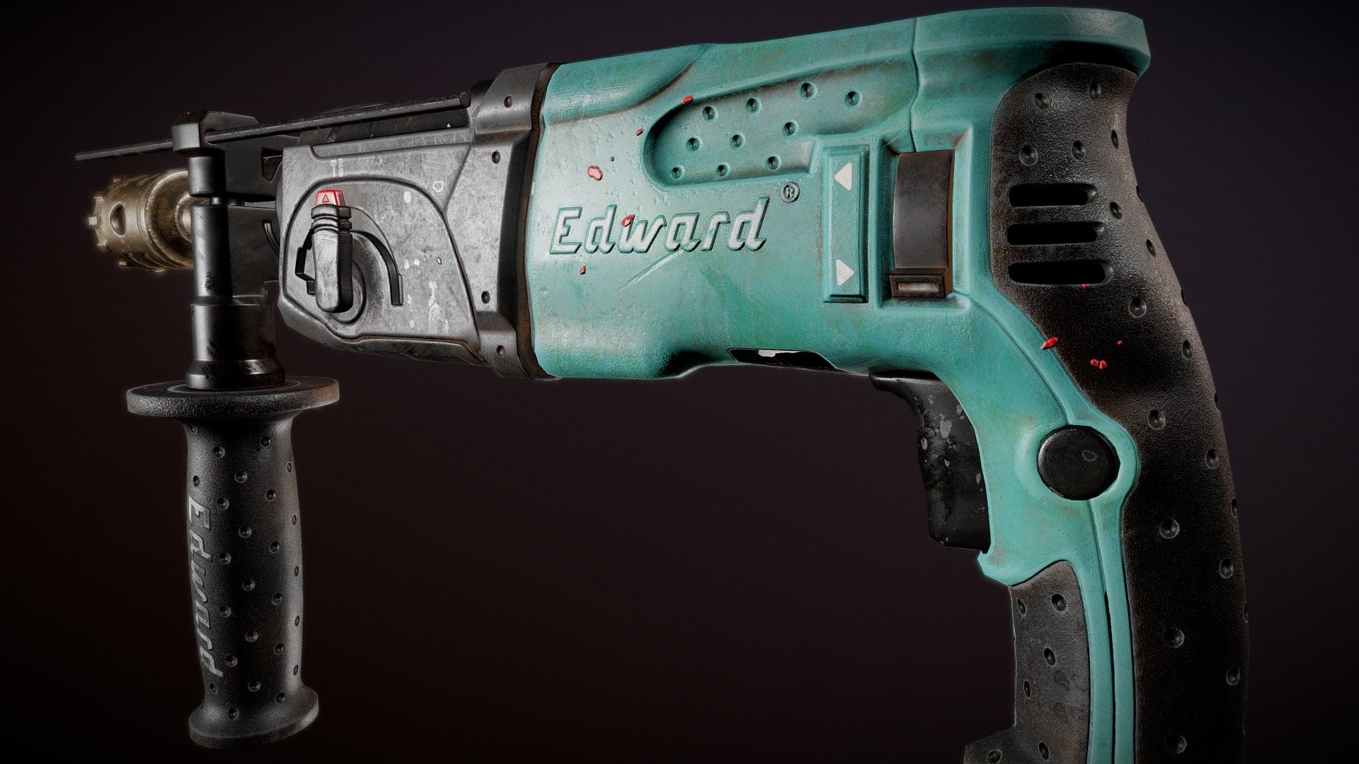 Edwards Drill 3d model