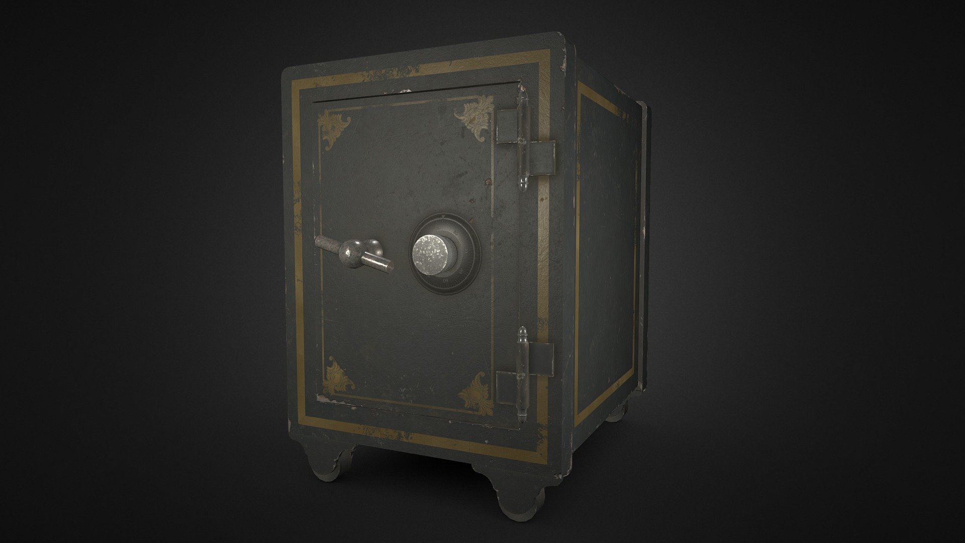 Old Safe 3d model