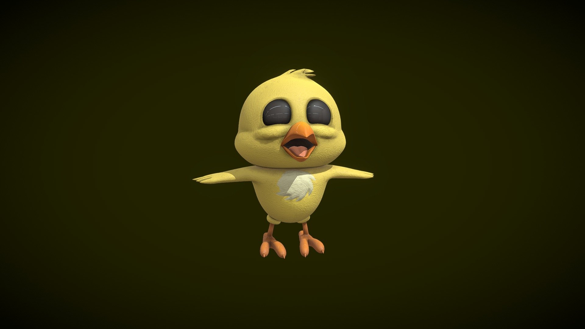 Chick 3d model