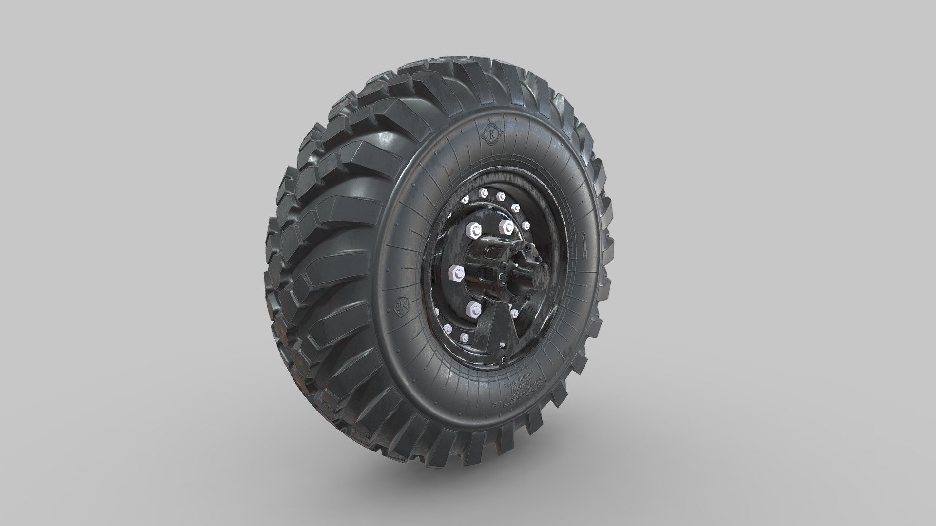 3D Model ZIL-157_Wheel_New 3d model