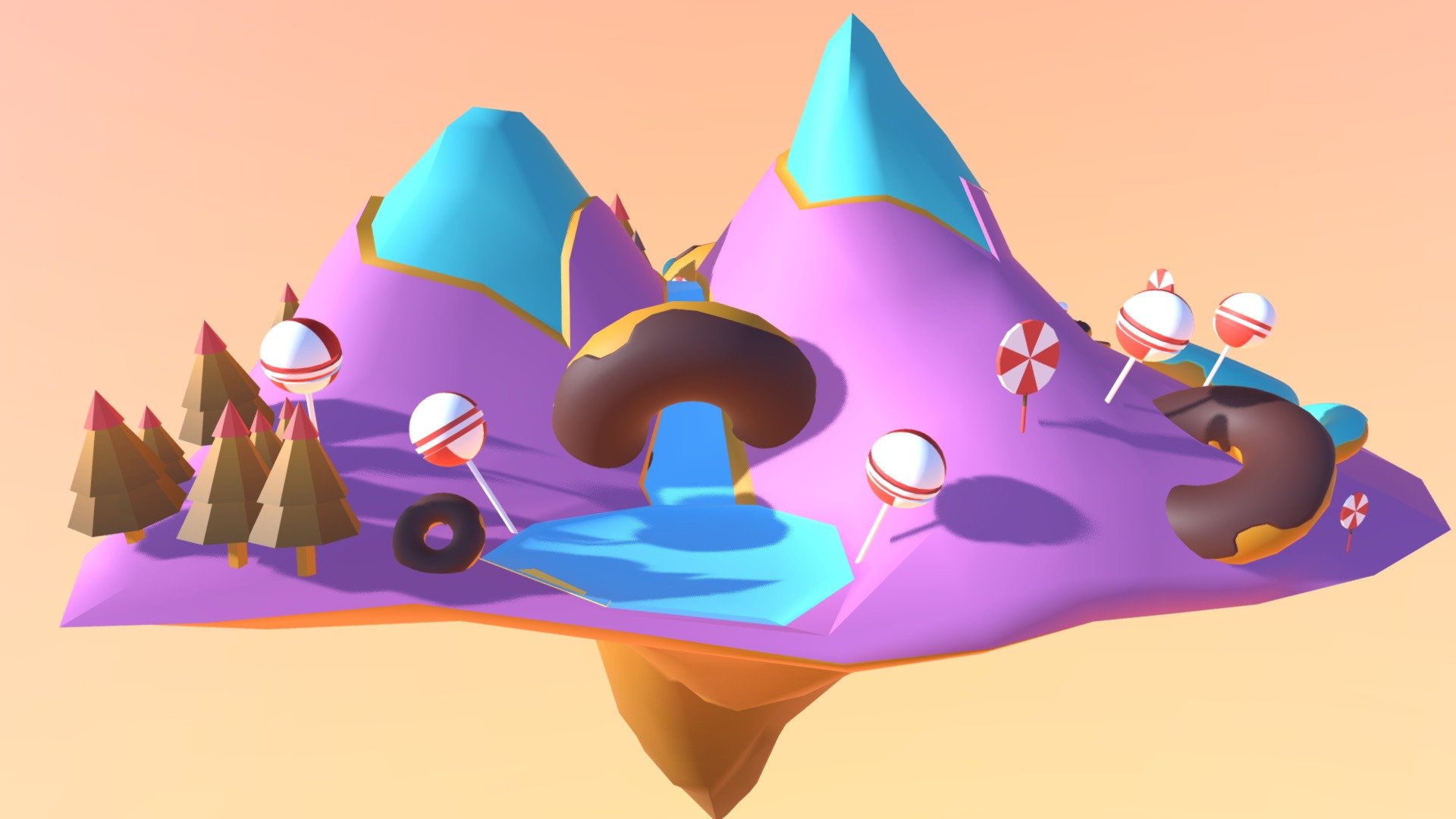 Island_Candy_1 3d model