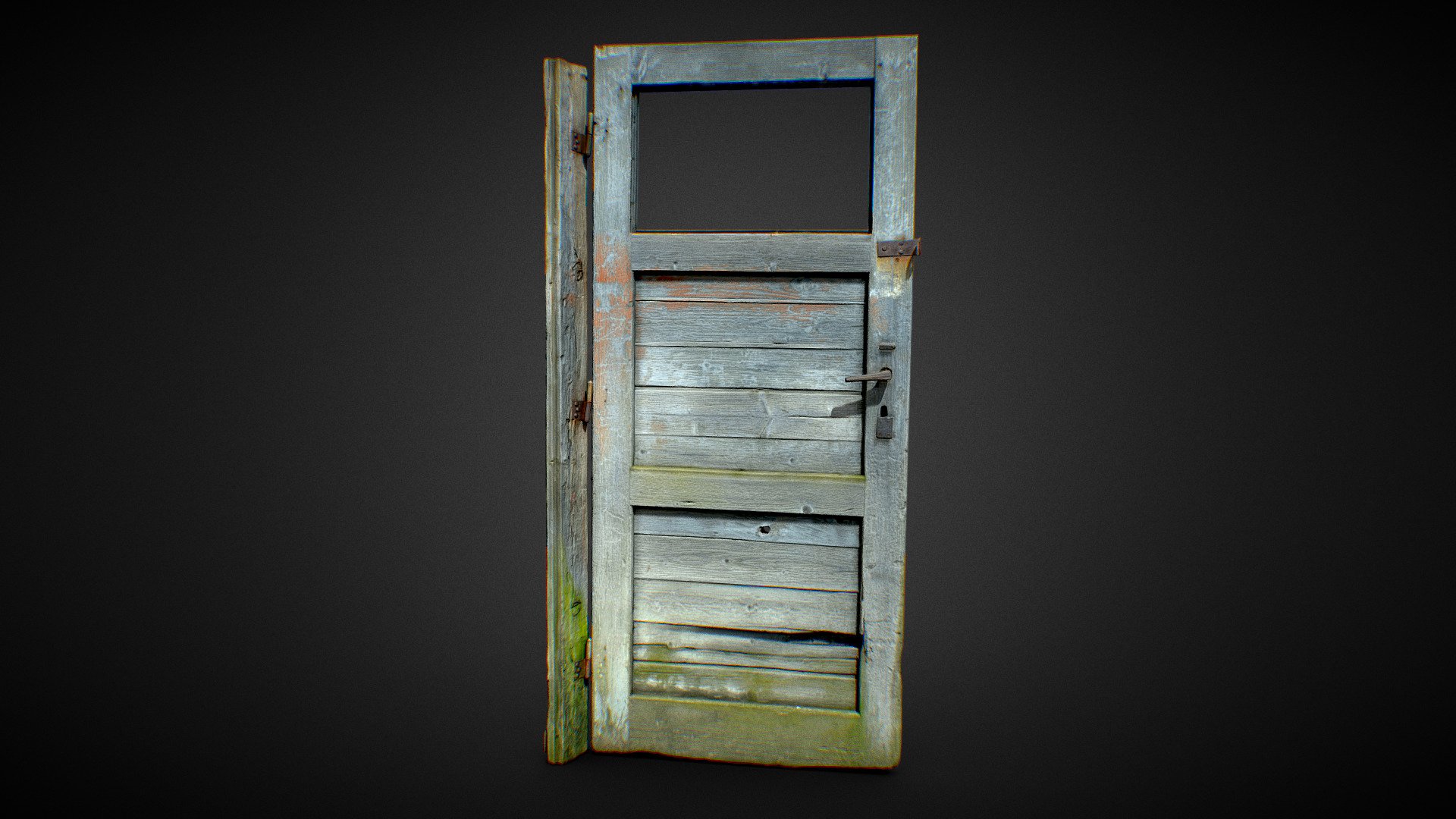 Wood Door Old 3D Scan 3d model