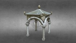 Damaged Stone Gazebo