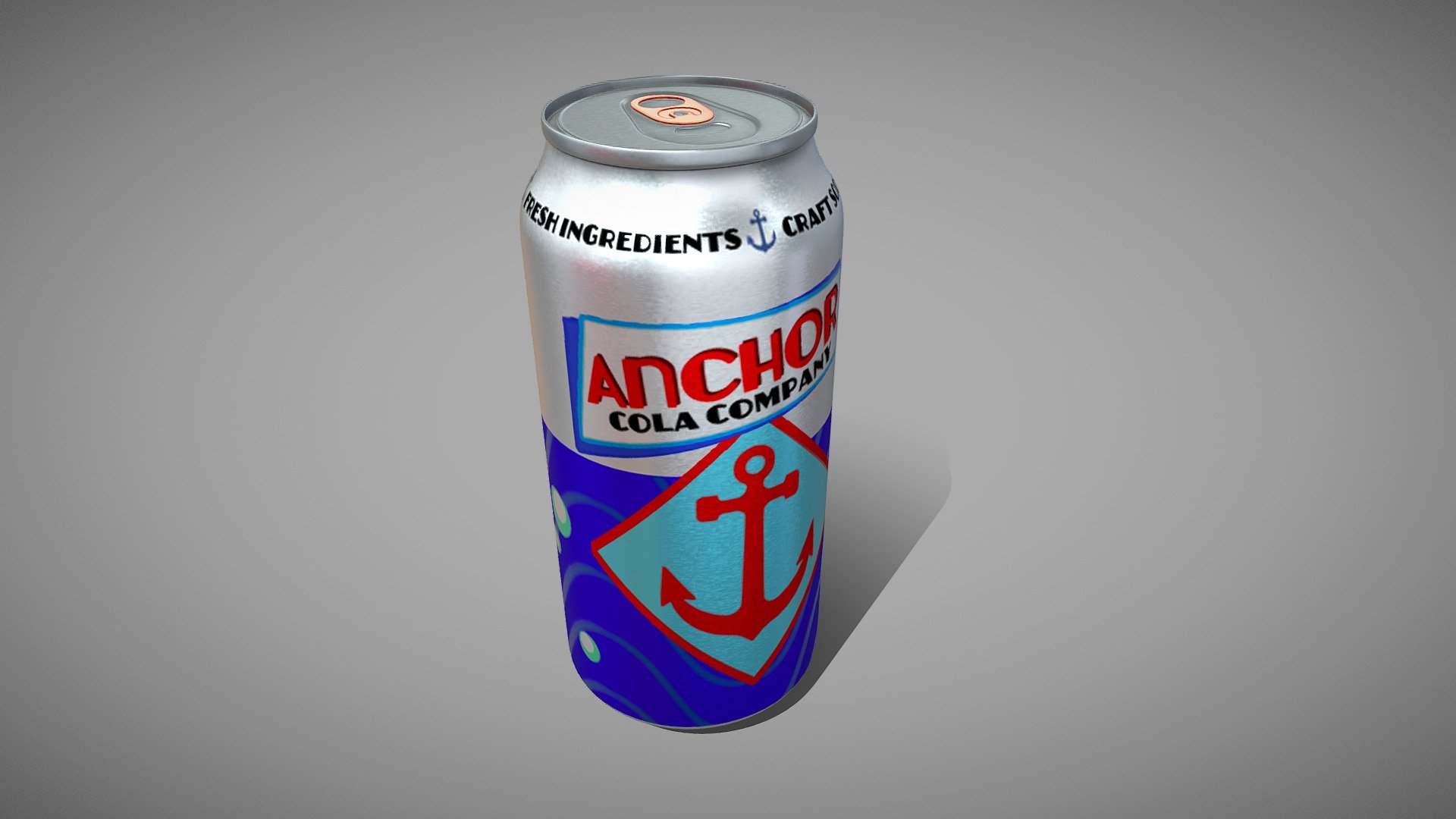 Soda Can 3d model