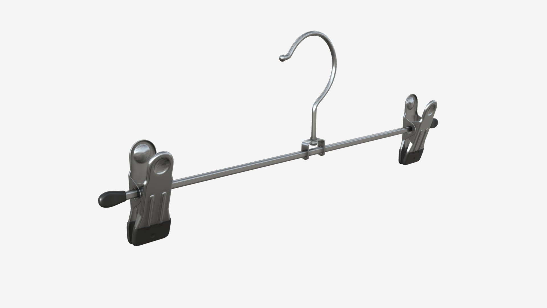 Hanger For Clothes Stainless Steel 3d model