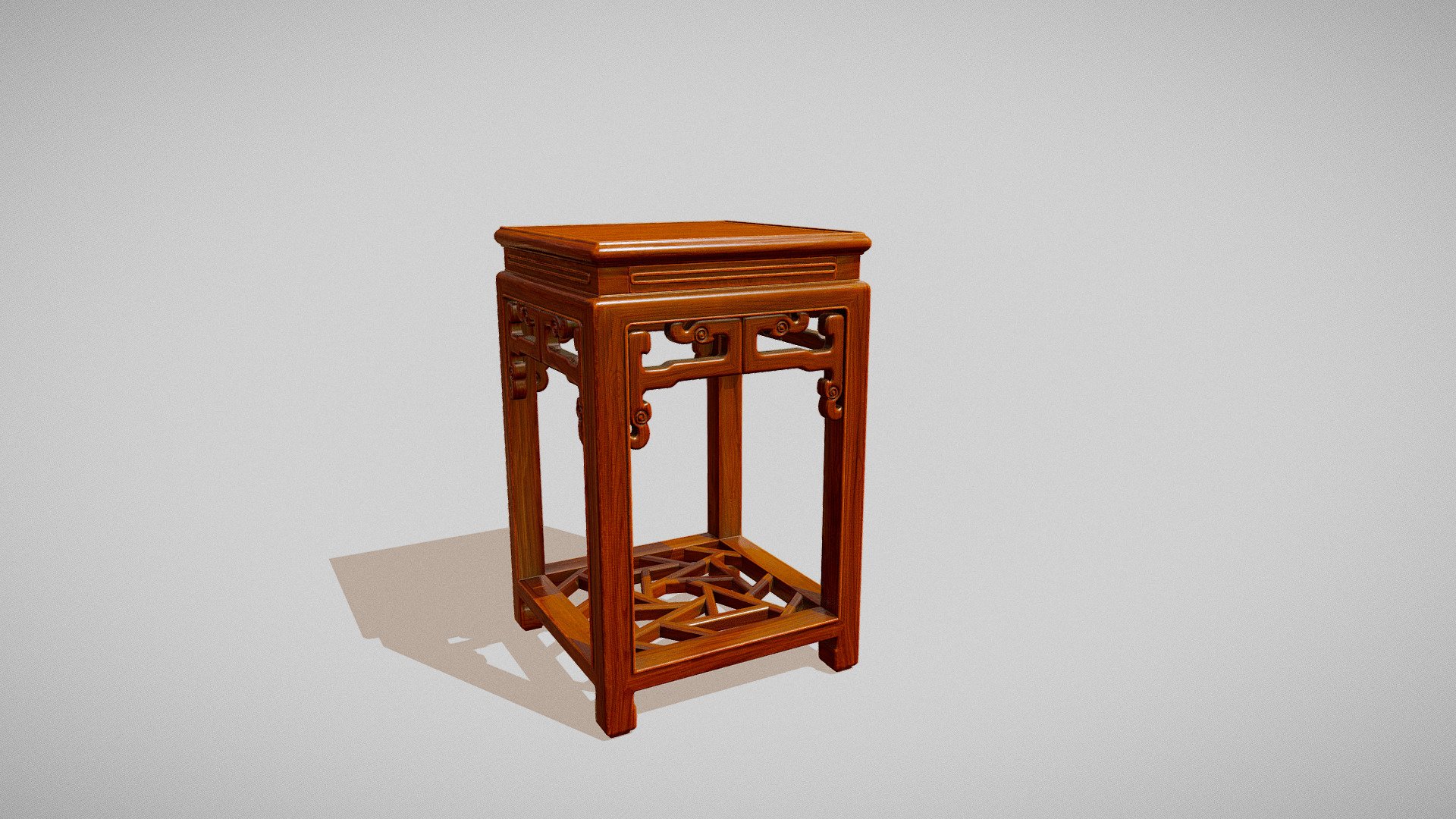 Chinese Flower Stand 3d model