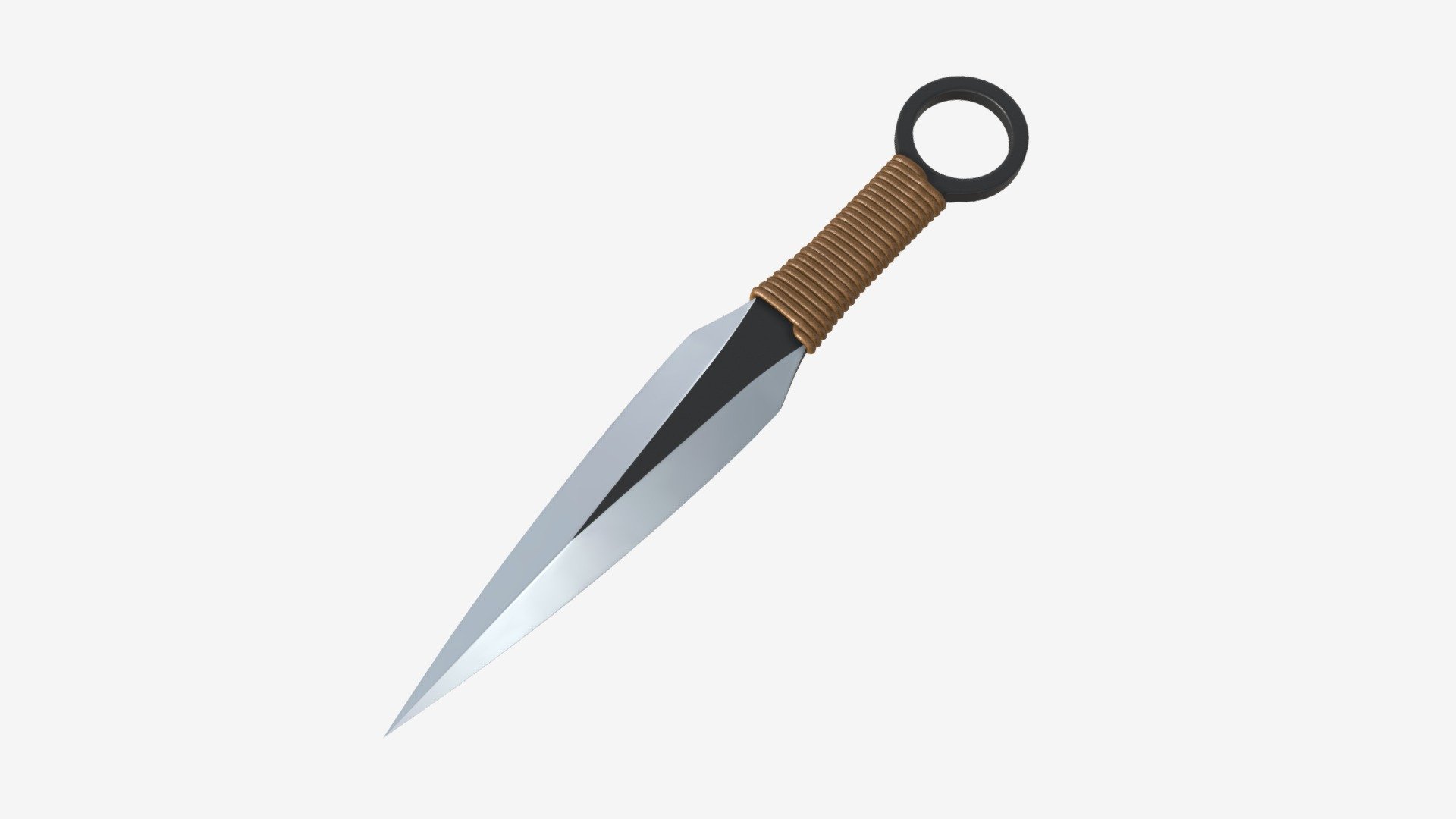 Throwing knife 07 3d model