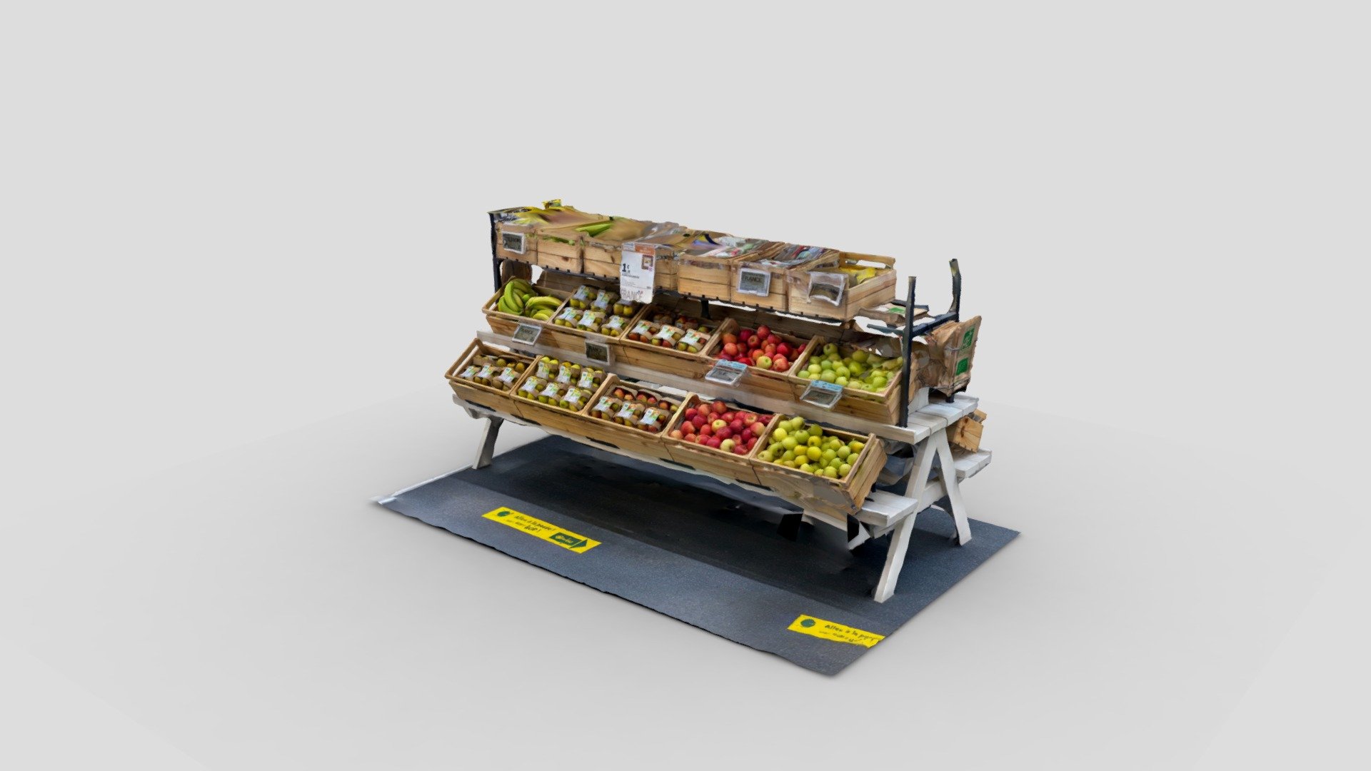 Supermarket Fruit 3d model