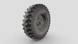 3d model-Schwimmwagen Wheel_Gray_dirty.