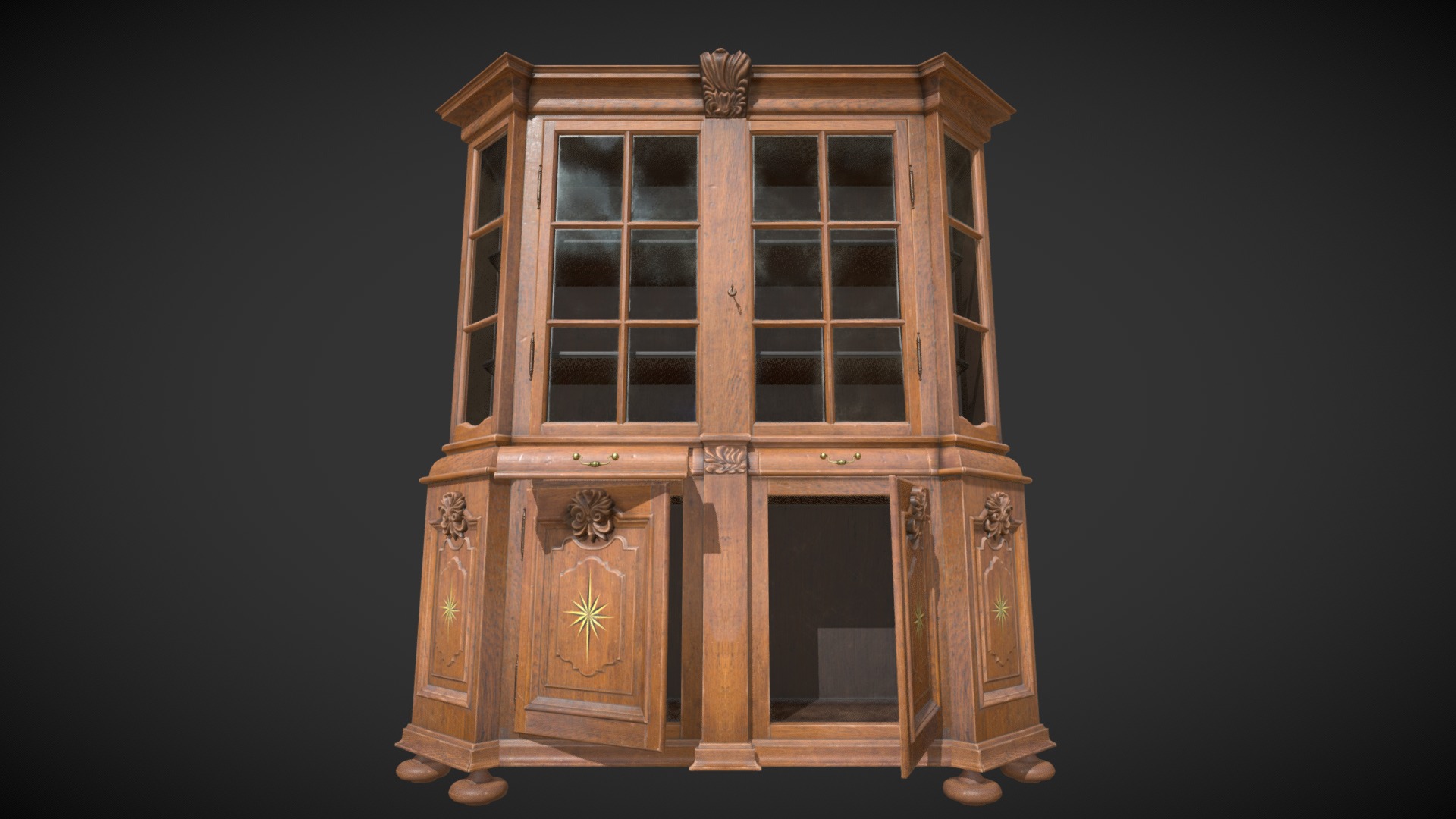 Display Cupboard 3d model