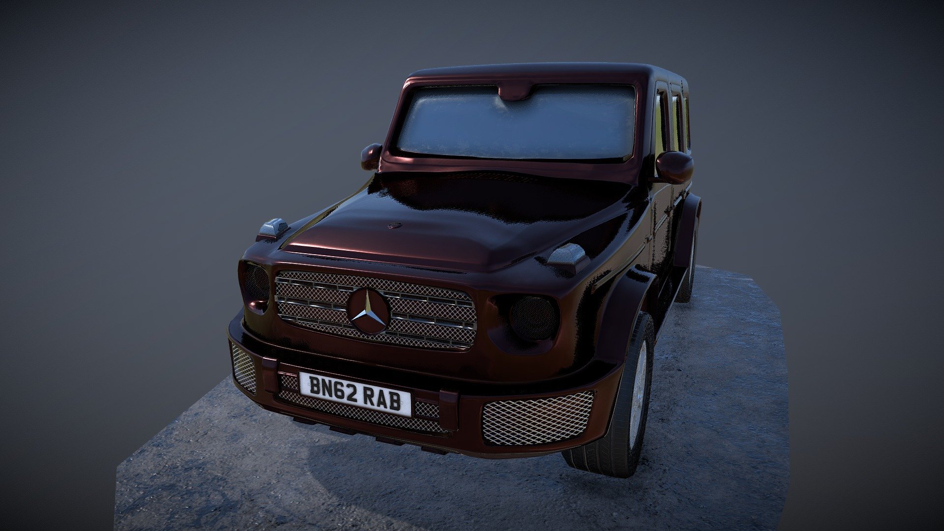 Mercedes G-Class 2018 3d model