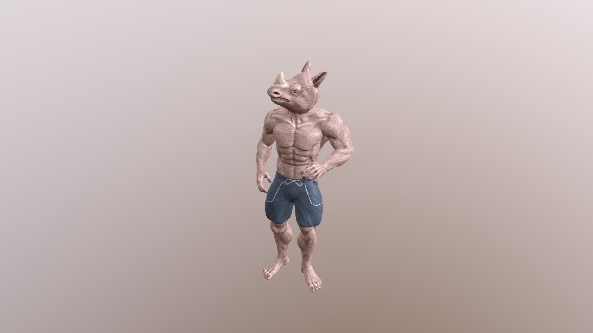 Mister Rhino 3d model