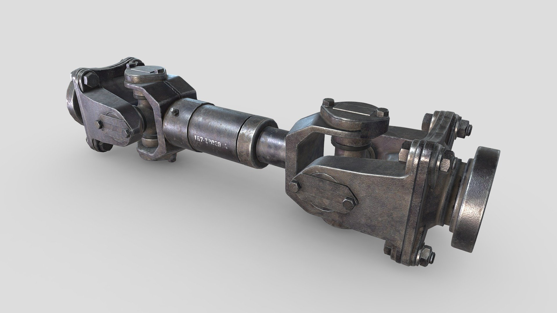 3D model ZIL-157_Driveshaft Main. 3d model