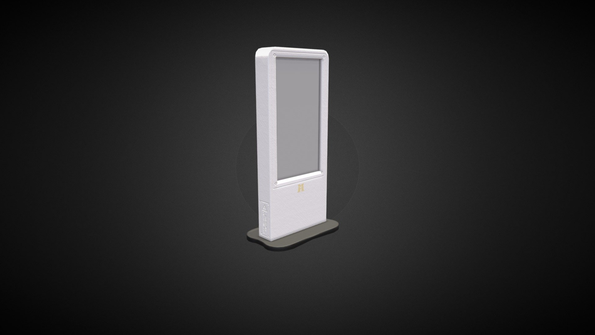 Ad display 3d model