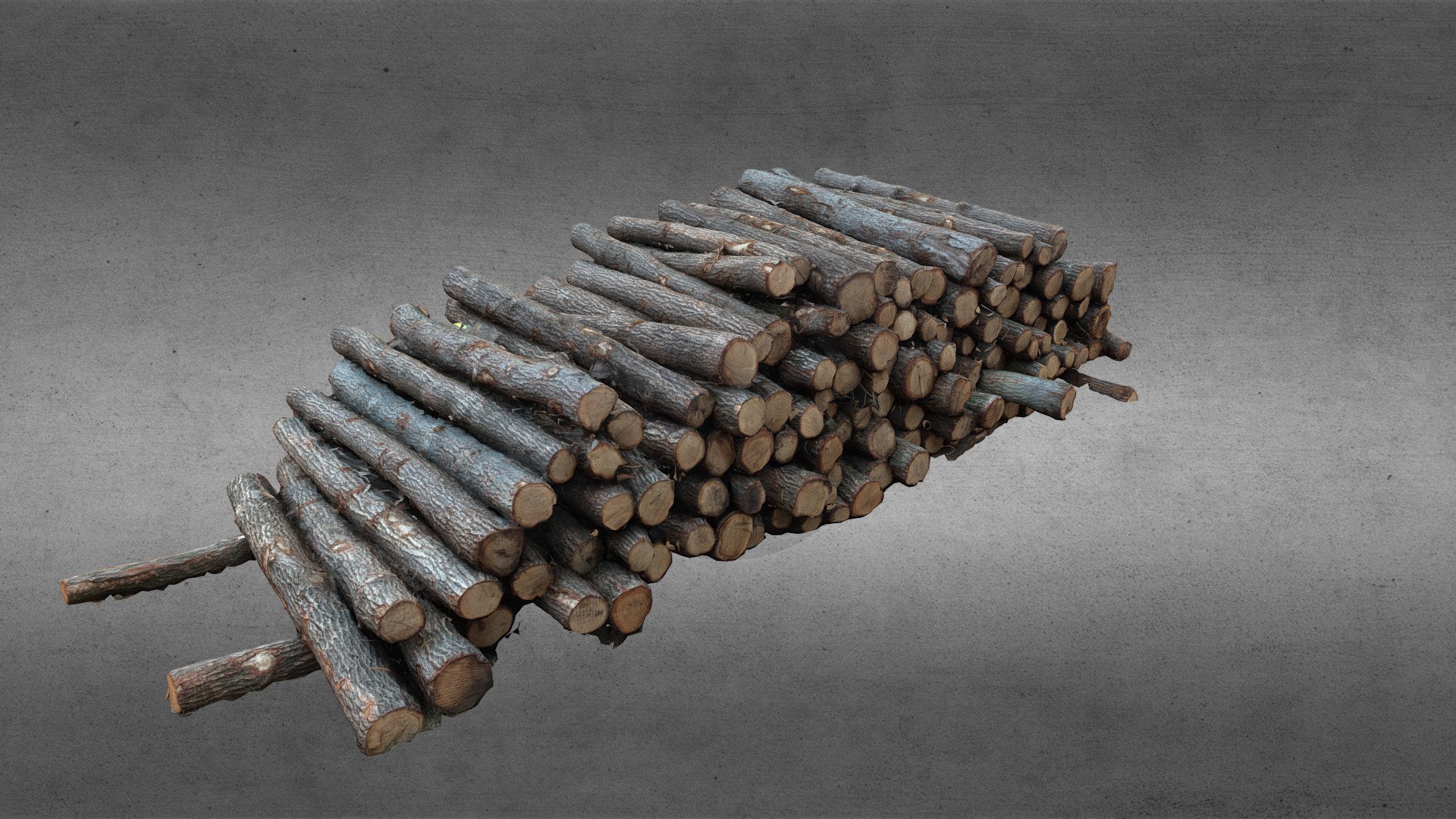 Tree logs 3d model