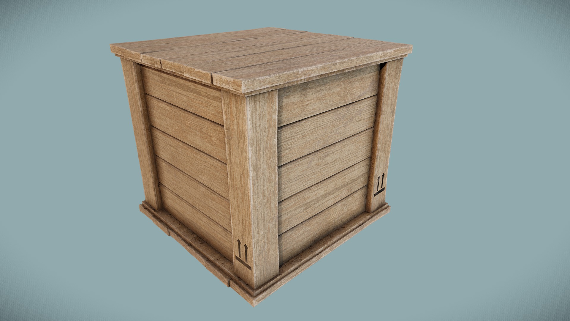 Cargo Crate 01 3d model