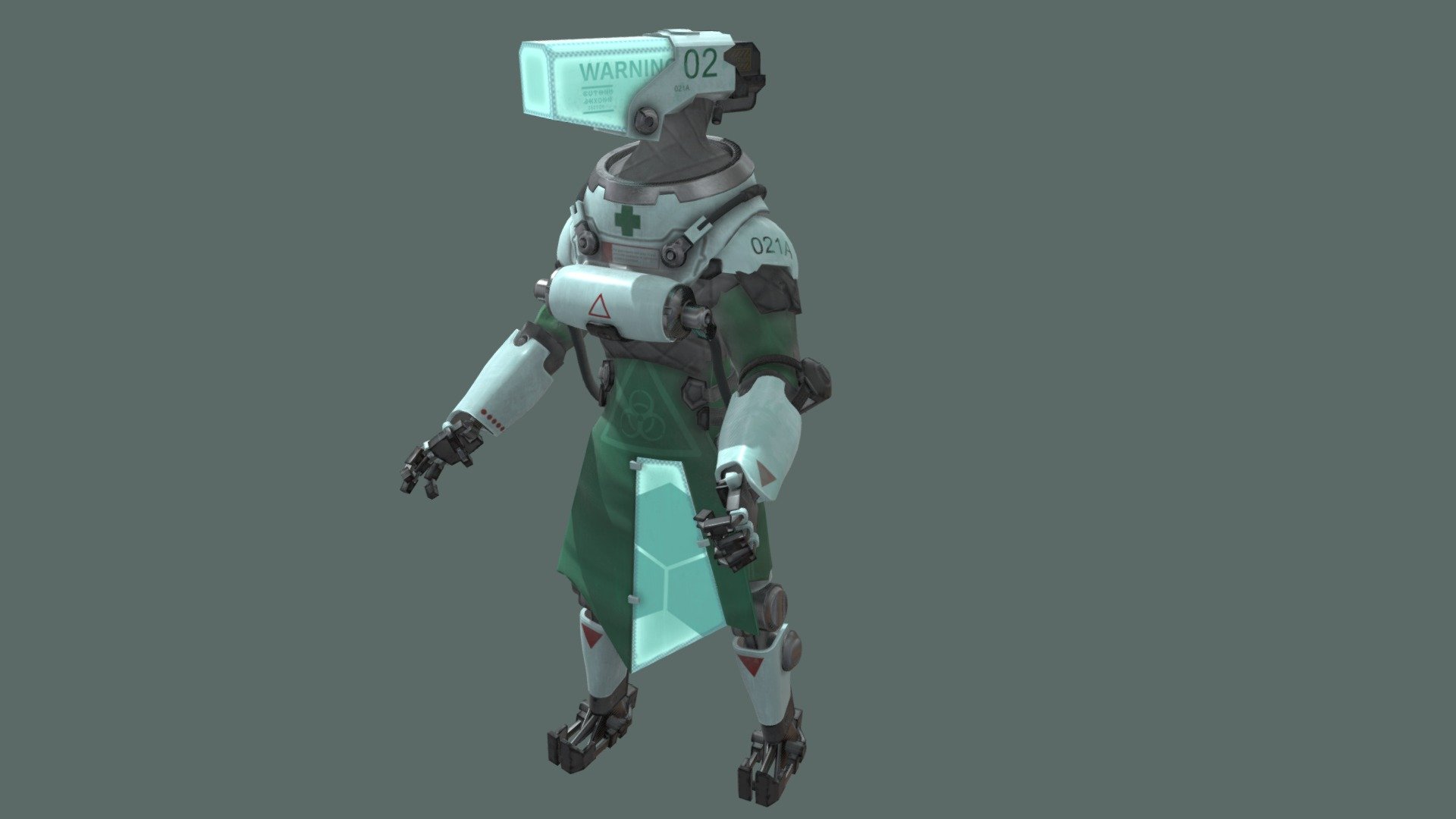 Medical Android 3d model