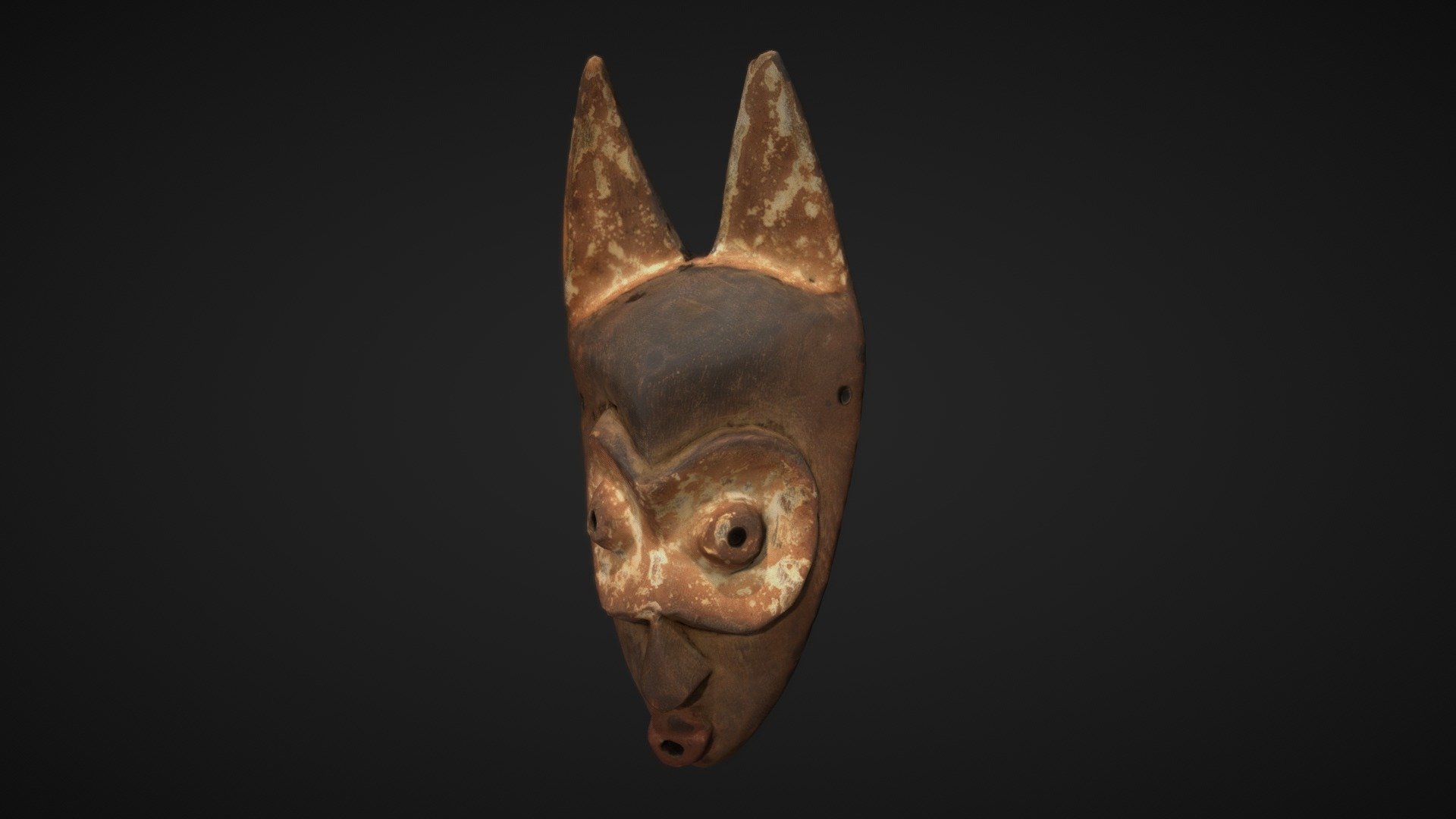 African Mask 3d model