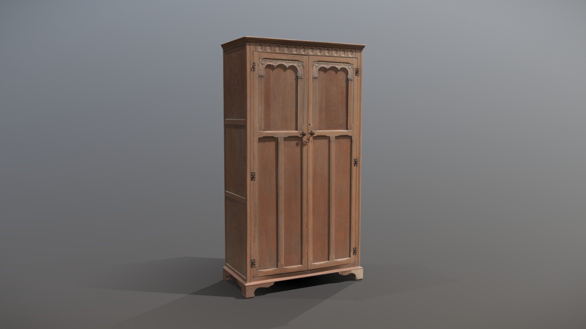 Oak Wardrobe 3d model