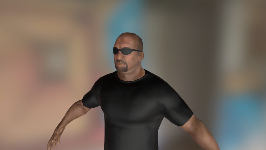 Bouncer/Tough Guy 3d model