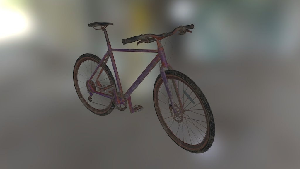 Old Bicycle 3d model