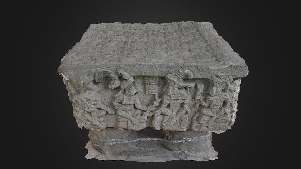 Copan Altar Q 3d model