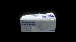 Face mask box