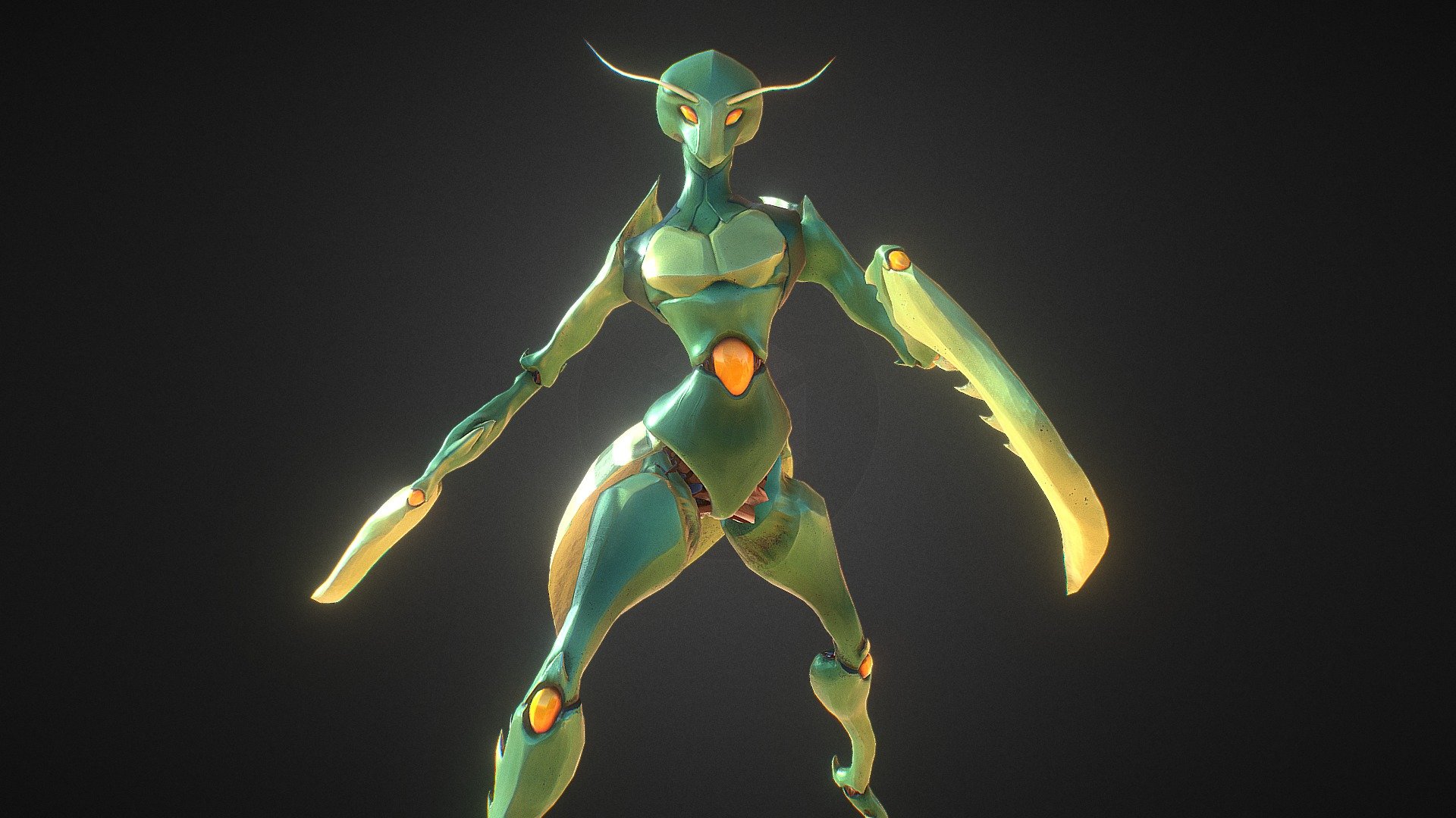 Mantis 3d model