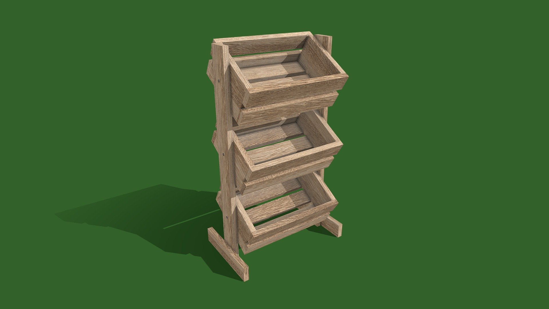 Vegetable Shelf Stand 3d model