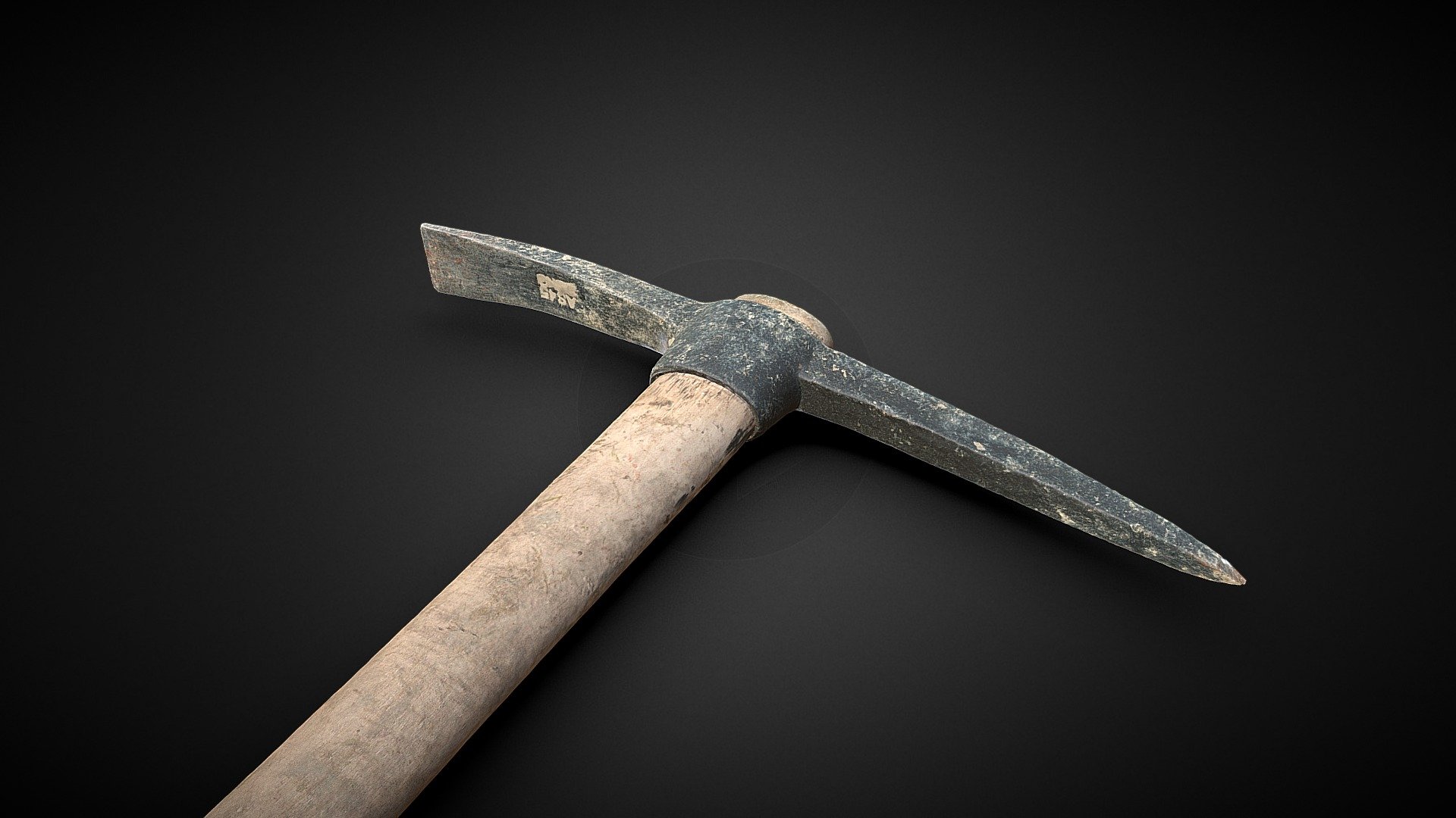 Pickaxe Old 3D scan 3d model