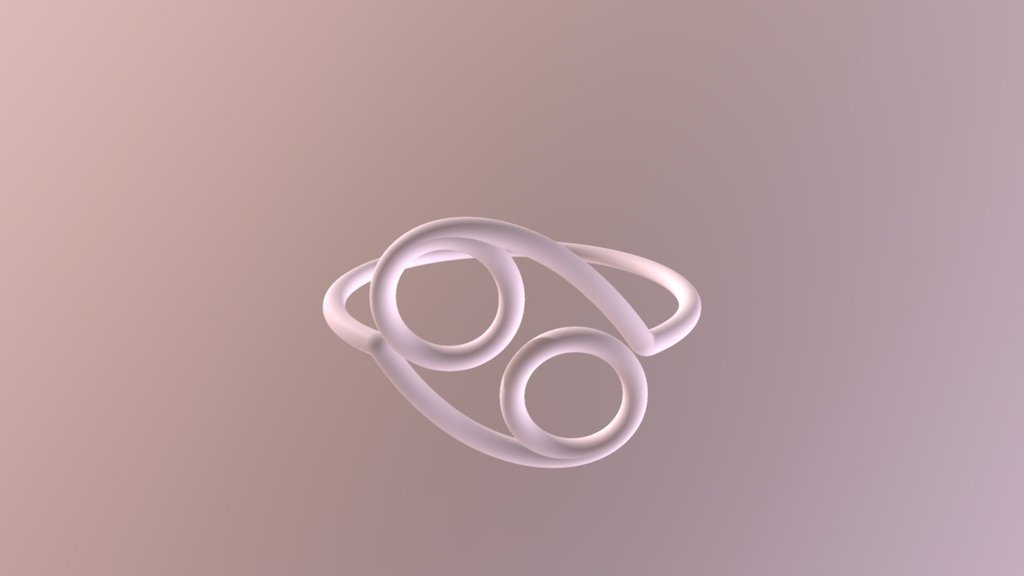 Cancer Ring 3d model