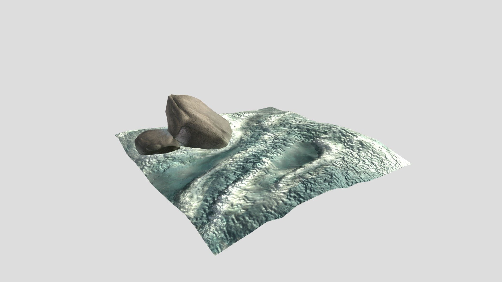 Wave Scene 3d model