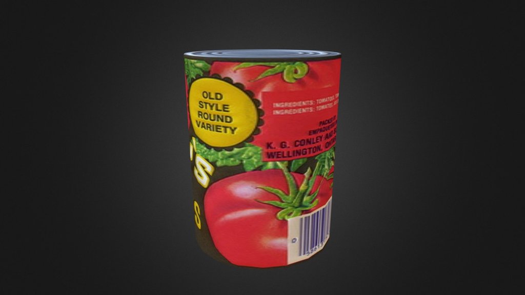 Canned Food 3d model