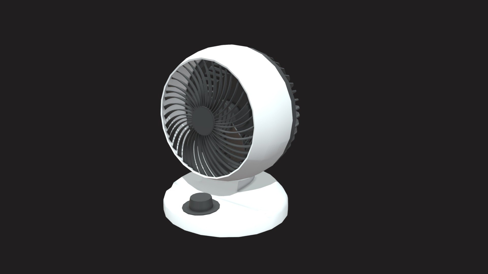 table fan 3d model