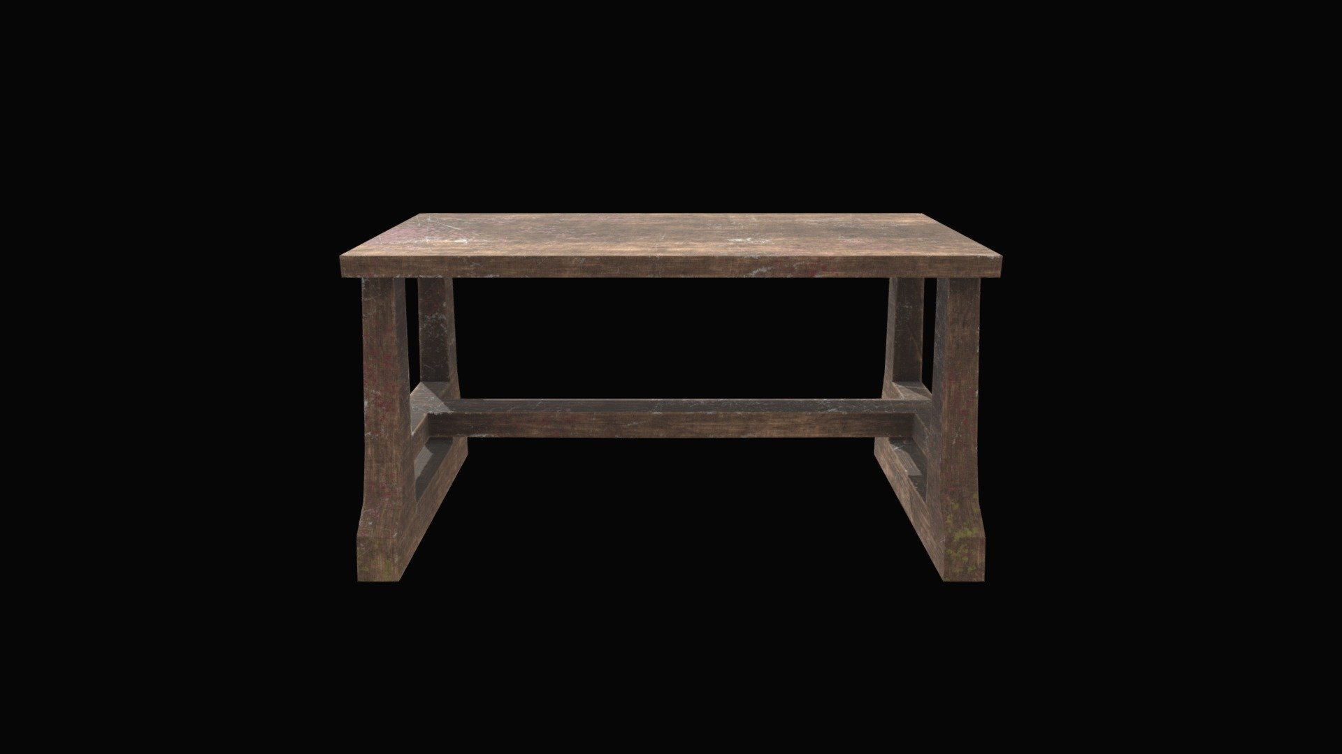 Old table 3d model