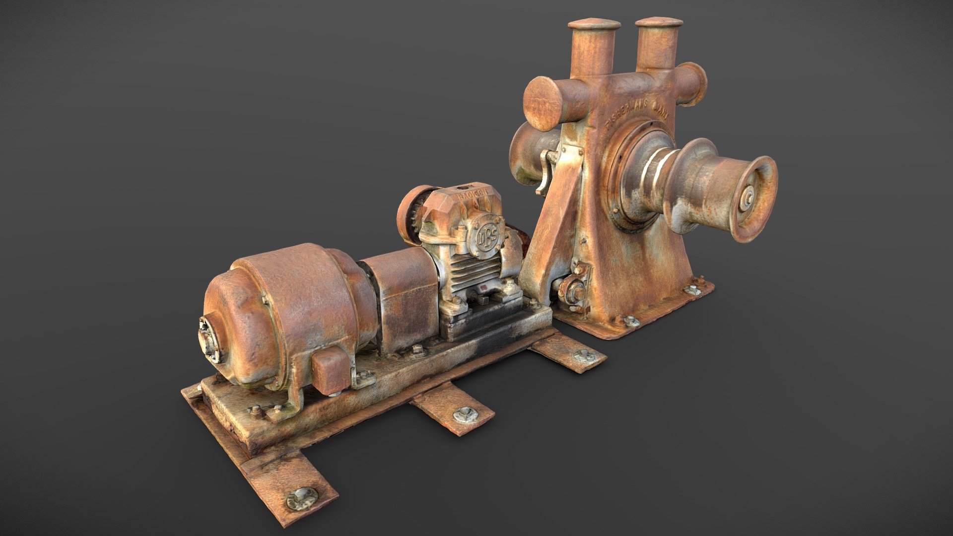 Anchor Windlass 3d model