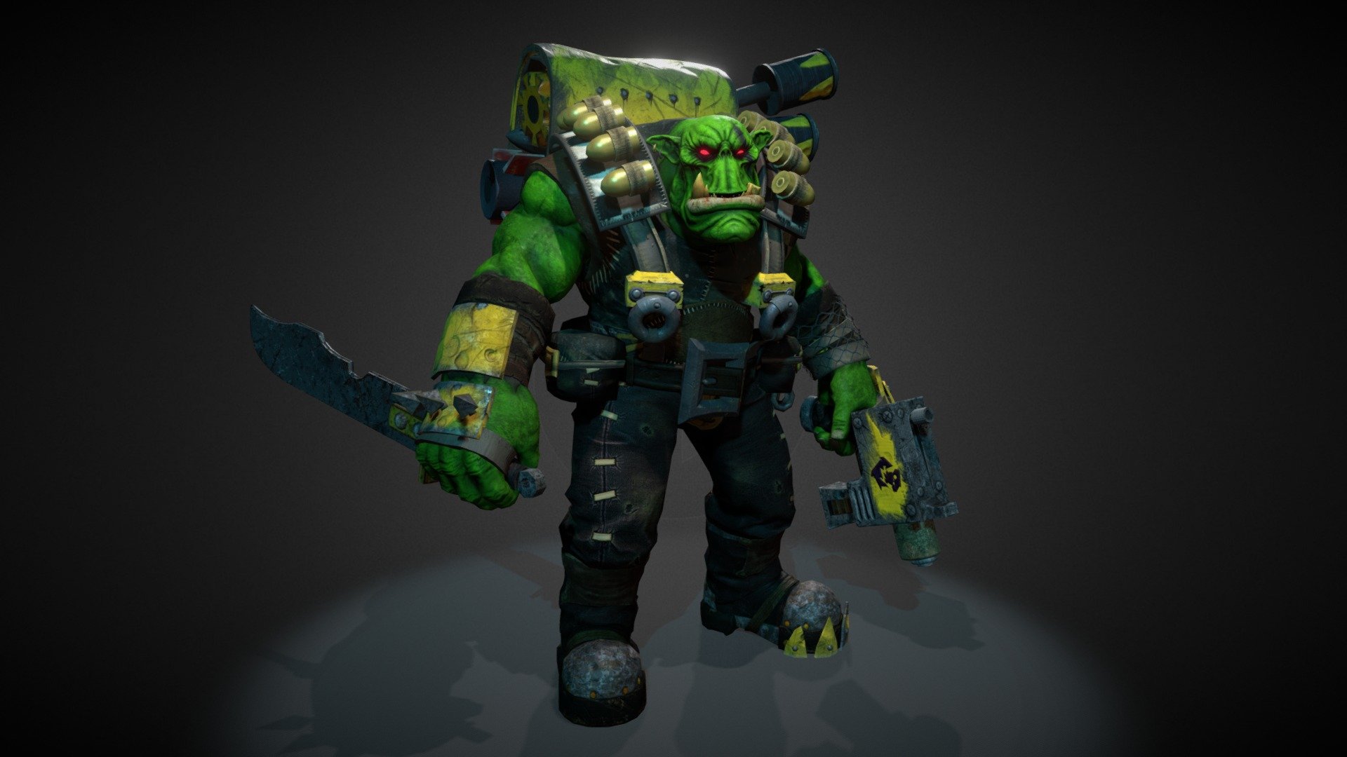 Warhammer 40k: Ork Kommando 3d model