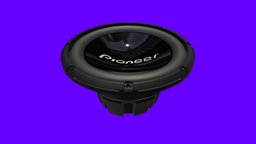 Subwoofer Pioneer Cara Preta