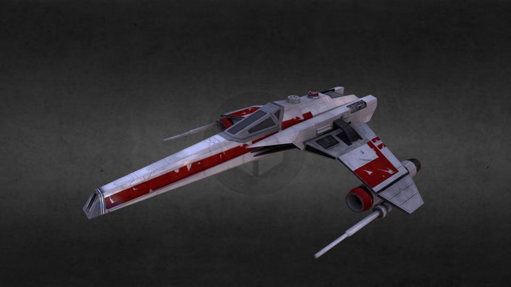 Republic E-wing Starfighter 3d model