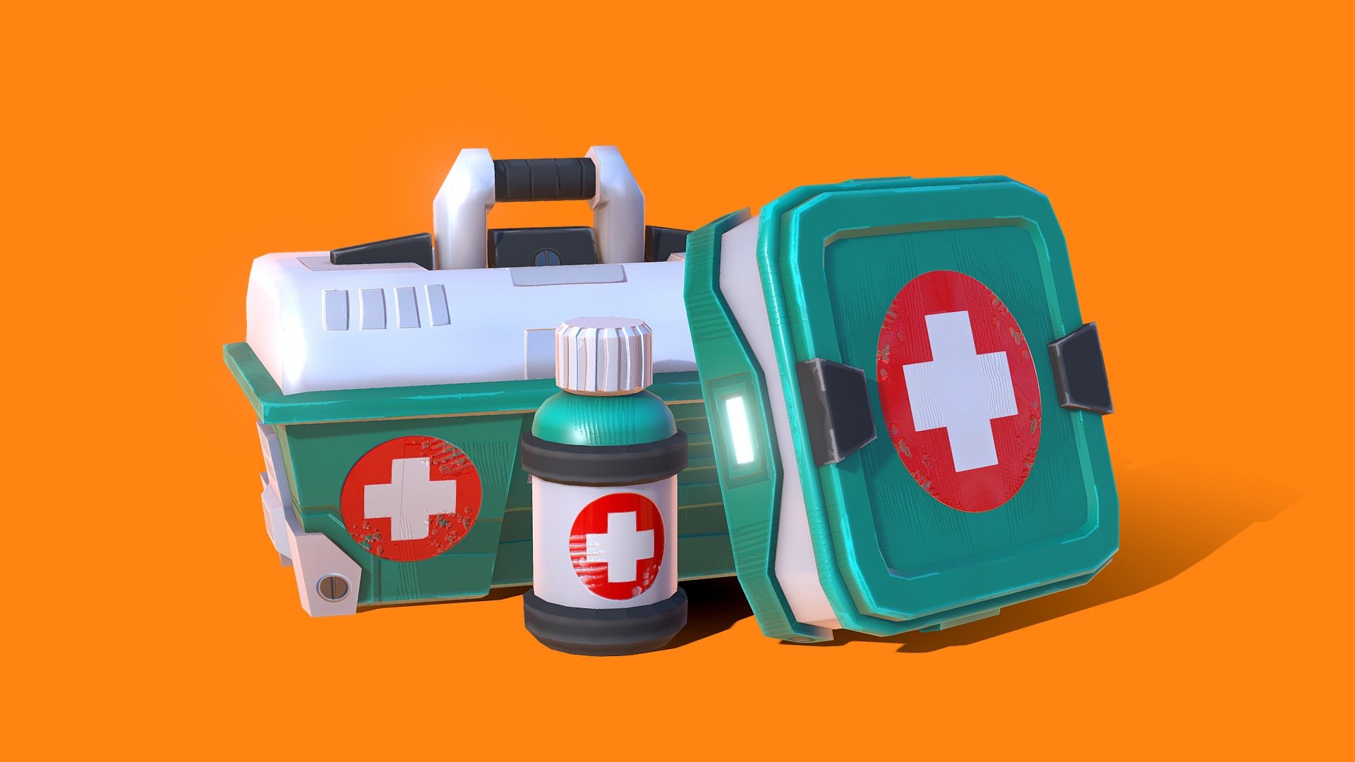 TF2 health items Overwatch style rework 3d model