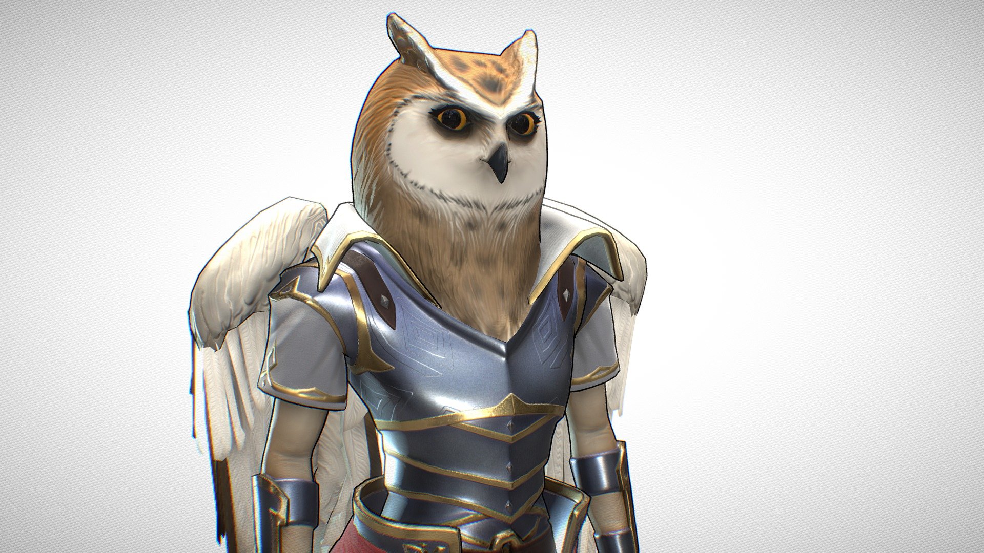 Rudi Indras "Owlin Cleric" 3d model