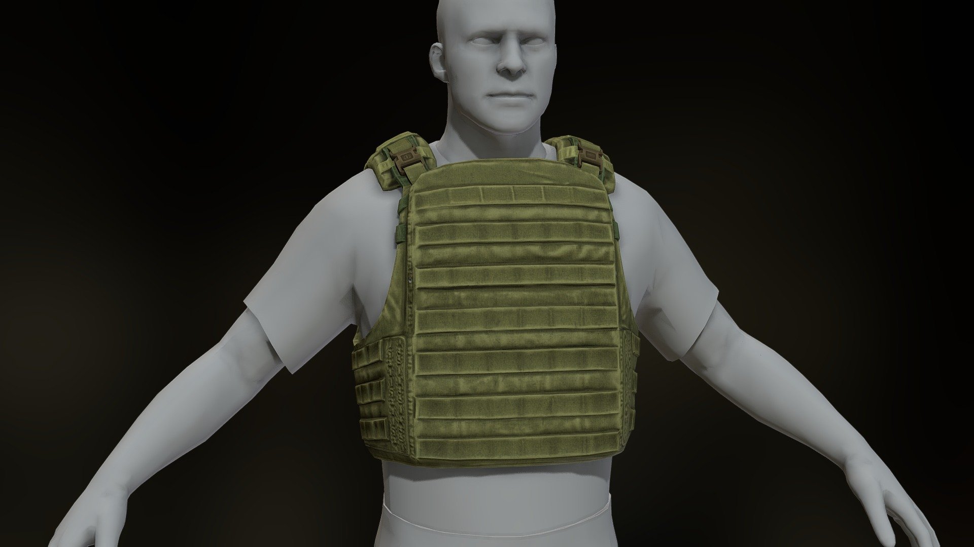 Flak vest 3d model