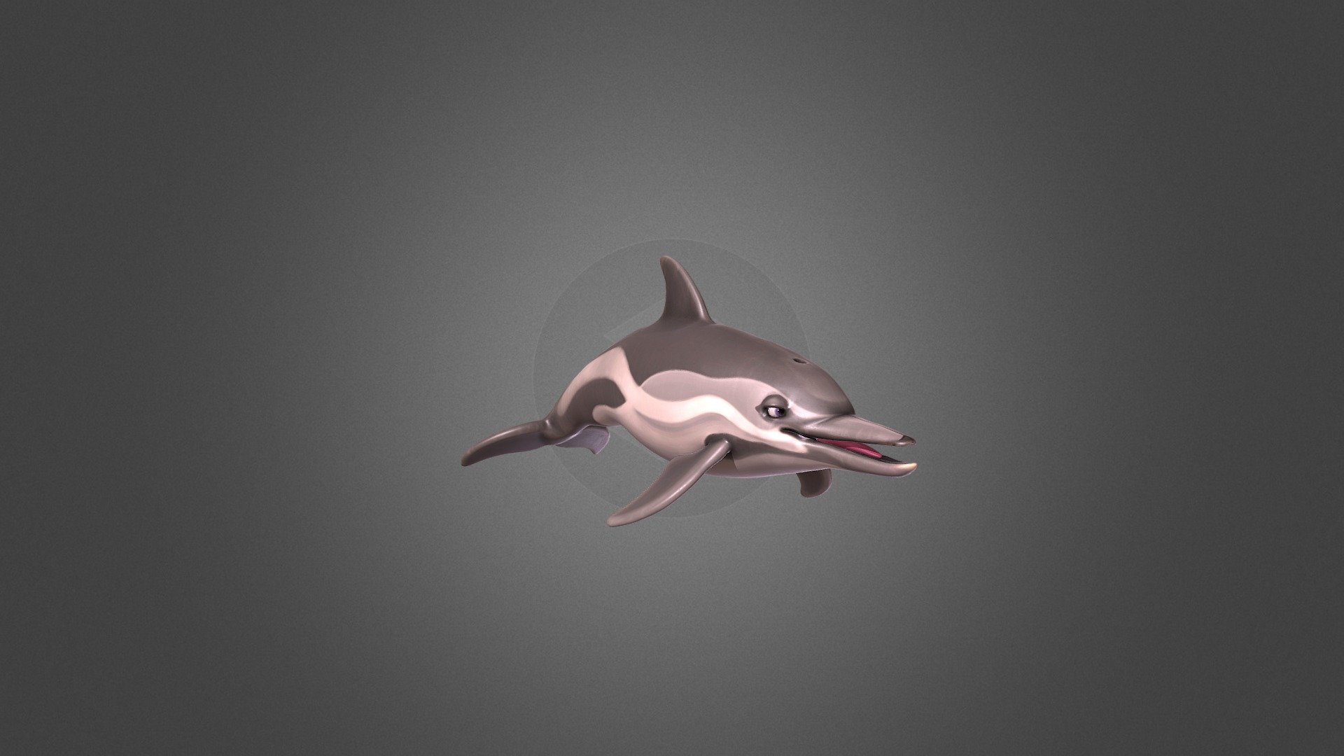 Common Dolphin (Delphinus delphis) 3d model