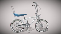 Detailed Retro Bicycle | Old School Cruiser Bike